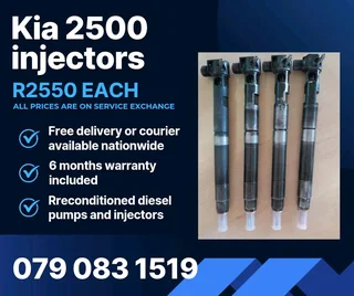 Kia 2500 Injectors For Sale With Warranty