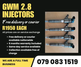 Gwm 2.8 Injectors For Sale With Warranty Included