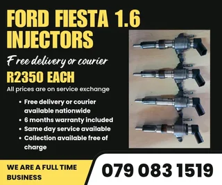 Ford Fiesta 1.6 Injectors For Sale With Warranty