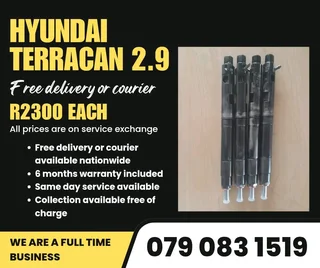 Hyundai Terracan 2.9 Injectors For Sale With Warranty Included