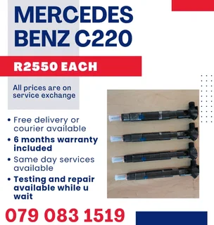 Mercedes Benz C220 Injectors For Sale With Warranty
