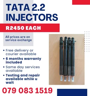 Tata 2.2 Injectors For Sale With Warranty