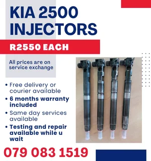 Kia 2500 Injectors For Sale With Warranty