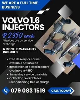 Volvo 1.6 Injectors For Sale With Warranty