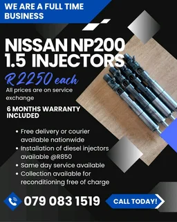 Nissan Np200 1.5 Injectors For Sale With Warranty