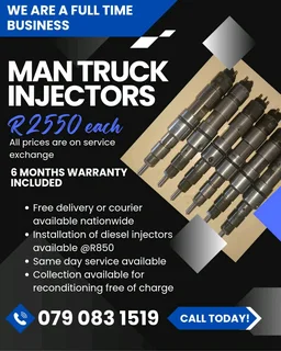 Man Truck Injectors For Sale With Warranty