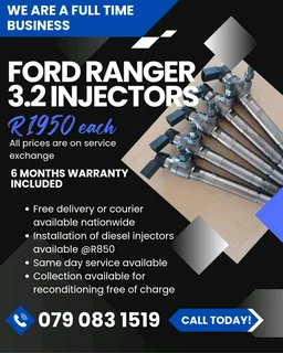 Ford Ranger 3.2 Injectors For Sale With Warranty Included