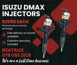 Isuzu Dmax Injectors For Sale With Warranty Included
