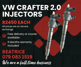 Vw Crafter 2.0 Injectors For Sale With Warranty