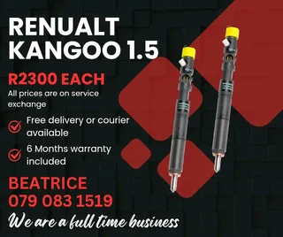 Renault Kangoo 1.5 Injectors For Sale With Warranty Included