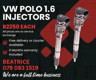 Vw Polo 1.6 Injectors For Sale With Warranty Included