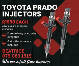 Toyota Prado Injectors For Sale With Warranty Included