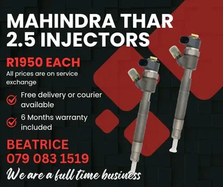 Mahindra Thar 2.5 Injectors For Sale With Warranty