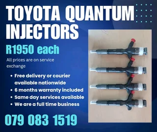 Toyota Quantum 2.5 Injectors For Sale With Warranty Included