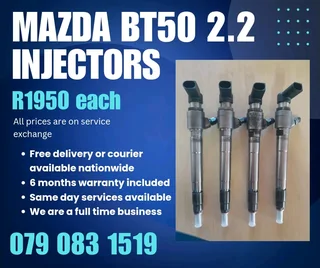 Mazda Bt50 2.2 Injectors For Sale With Warranty Included