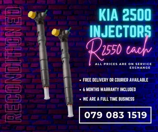 Kia 2500 Injectors For Sale With Warranty