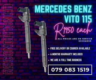 Mercedes Benz Vito Injectors For Sale With Warranty Included