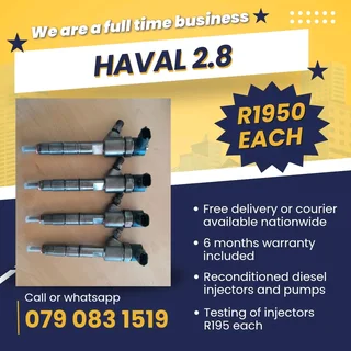 Haval 2.8 Injectors For Sale With Warranty