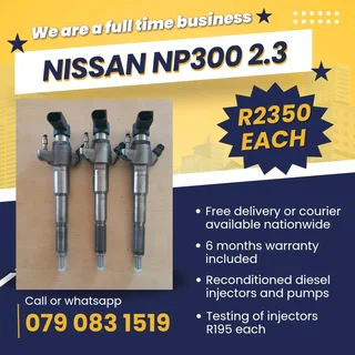Nissan Np300 2.3 Injectors For Sale With Warranty Included