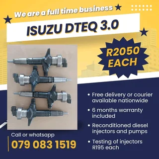 Isuzu Dteq Kb300 Injectors For Sale With Warranty Included