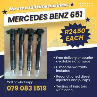 Mercedes Benz 651 Injectors For Sale With Warranty