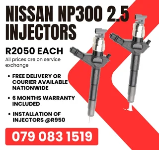 Nissan Np300 2.5 Injectors For Sale With Warranty Included