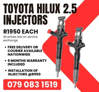 Toyota Hilux 2.5 Injectors For Sale With Warranty Included