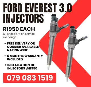 Ford Everest 3.0 Injectors For Sale With Warranty