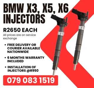 Bmw X5, X3 And X6 Injectors For Sale With Warranty Included