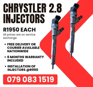 Chrysler 2.8 Injectors For Sale With Warranty