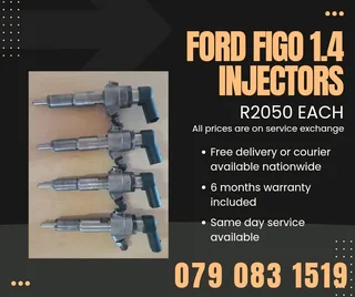 Ford Figo 1.4 Injectors For Sale With Warranty Included