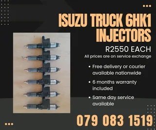 Isuzu Truck 6hk1 Injectors For Sale With Warranty Included