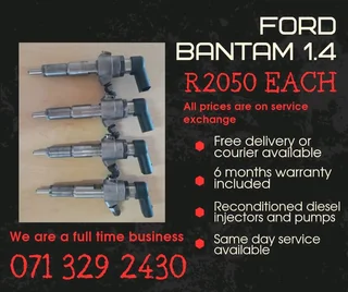 Ford Bamtam 1.4 Injectors For Sale With Warranty Included
