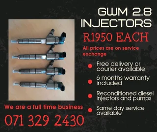 Gwm 2.8 Injectors For Sale With Warranty Included