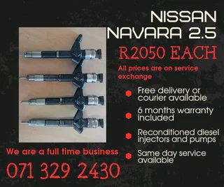 Nissan Navara Yd25 Injectors For Sale With Warranty Included