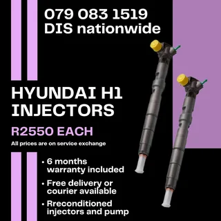 Hyundai H1 Injectors For Sale With Warranty Included