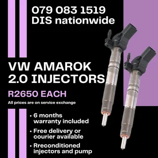 Vw Amarok 2.0 Injectors For Sale With Warranty Included