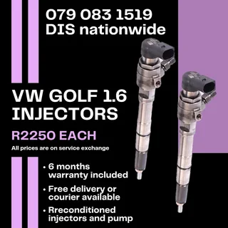 Vw Golf 1.6 Injectors For Sale With Warranty Included