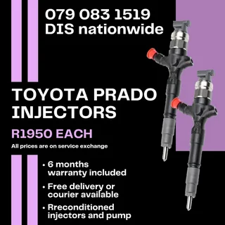 Toyota Prado Injectors For Sale With Warranty Included