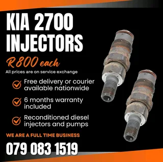 Kia 2700 Injectors For Sale With Warranty