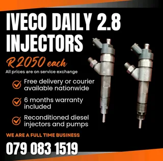 Iveco Daily 2.8 Injectors For Sale With Warranty Included