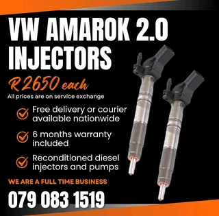 Vw Amarok 2.0 Injectors For Sale With Warranty Included