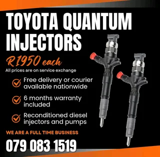 Toyota Quantum 2.5 Injectors For Sale With Warranty Included