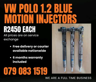 Vw Polo 1.2 Blue Motion Injectors For Sale With Warranty Included