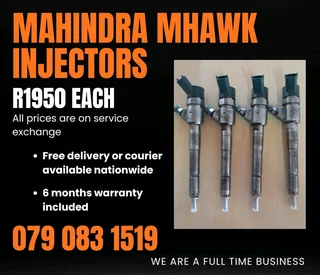 Mahindra Mhawk Injectors For Sale With Warranty Included