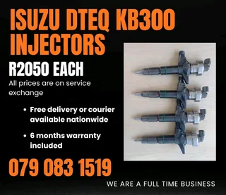 Isuzu Dteq Kb300 Injectors For Sale With Warranty Included