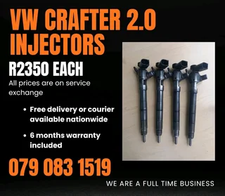 Vw Crafter 2.0 Injectors For Sale With Warranty Included