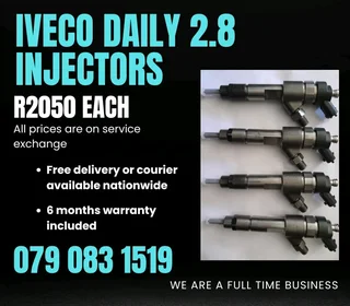 Iveco Daily 2.8 Injectors For Sale With Warranty Included