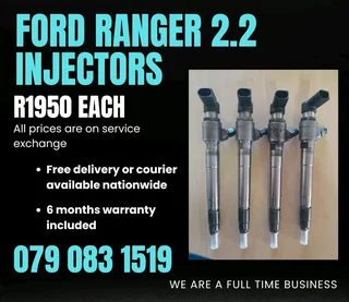 Ford Ranger 2.2 Injectors For Sale With Warranty Included
