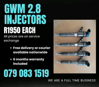 Gwm 2.8 Injectors For Sale With Warranty